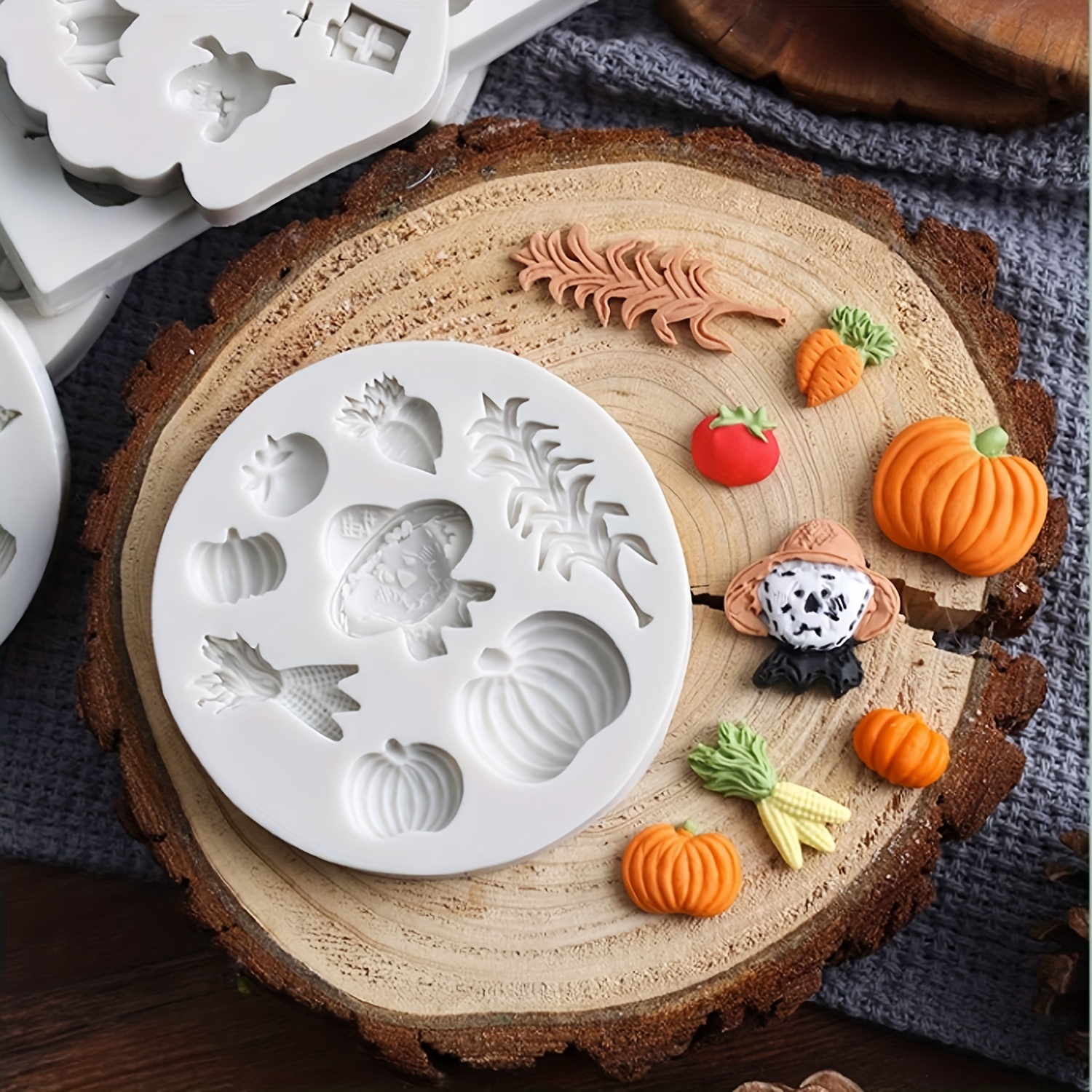 WYD DIY Halloween Baking Tool Skull Mummy Spider Silicone Mold Candy Crafts  Chocolate Molds Birthday Cake Decoration Tool