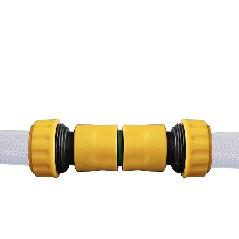 2pcs Plastic Double Extension Pipe Repair Joint, Bidirectional Docking  Nipple, Two-Way Quick Connector, Repair Connector, Two-Way Repair Hose,  Quick C