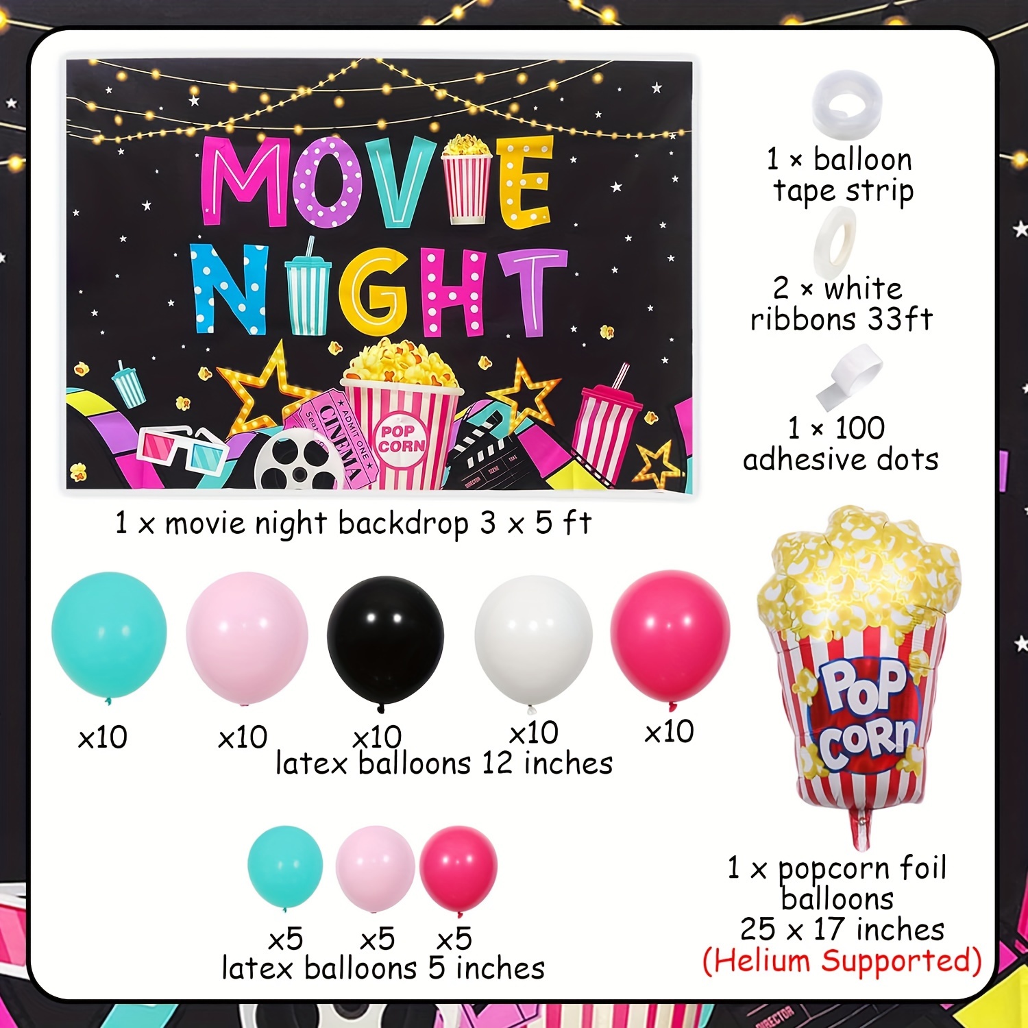 Movie Night Theme Party