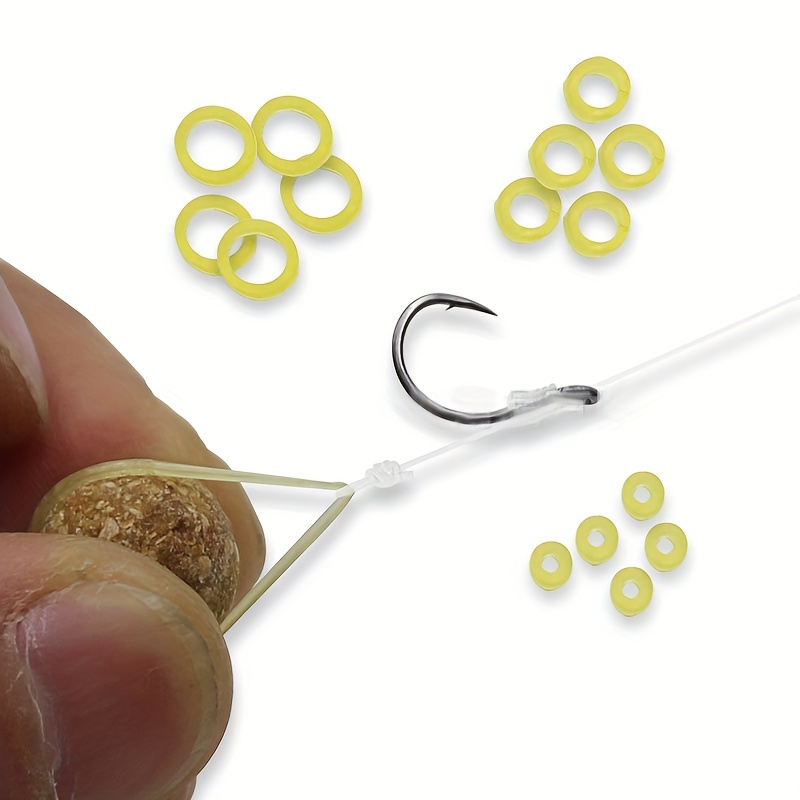 Transparent Baits Elastic Rubber Rings Carp Fishing - Temu