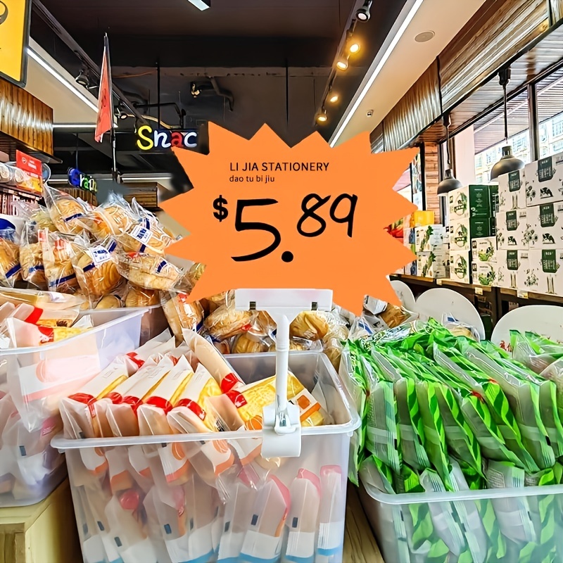 10pcs Pricing Signs Supermarket Display Signs