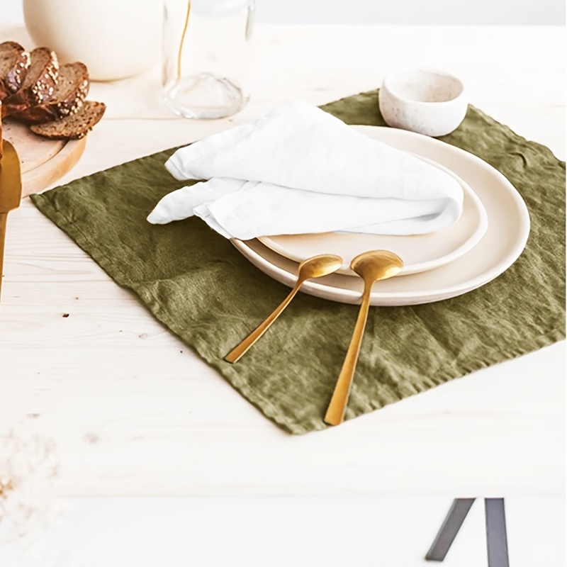6pcs Dinner Napkins, Skin-friendly Absorbent Soft Table Napkins, Fabric  Napkin Cloth For Wedding Birthday Christmas Party Decor
