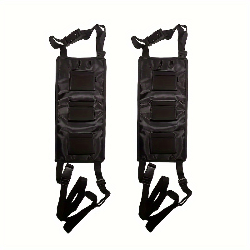 2pcs Car Seat Back Hanging Fishing Rod Holder & Straps - Perfect For Travel  & Storage, Car Interior Accessories