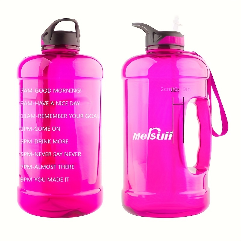 Half-gallon Water Bottle Fitness Bucket Plastic Cup Extra Large
