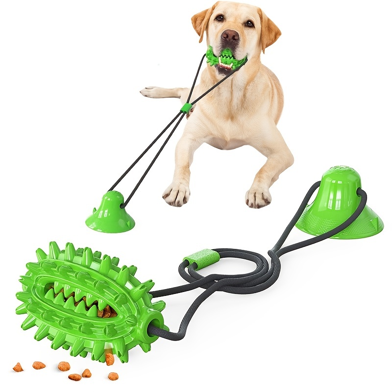 Upgrade Suction Cup Dog Chewing Toy, Dog Chew Toys for Aggressive