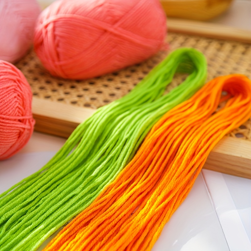 Soft Acrylic Yarn Assorted Colors 4 ply Acrylic Yarn For - Temu