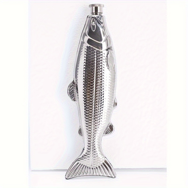 Tuna Fish Fishing Fisherman Stainless Steel 5oz Hip Drink Kidney Flask 
