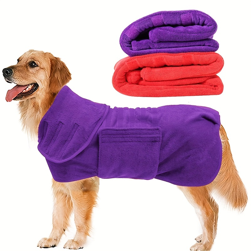 MICOOYO 3 toallas para perros para secar, toallas superabsorbentes para el  aseo de mascotas, toallas de baño de secado rápido para cachorros y gatos