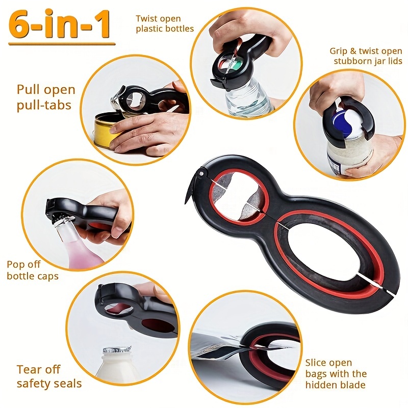 Twist Opener  Soda Bottle Opener,Manual Can Openers Ergonomic Lid