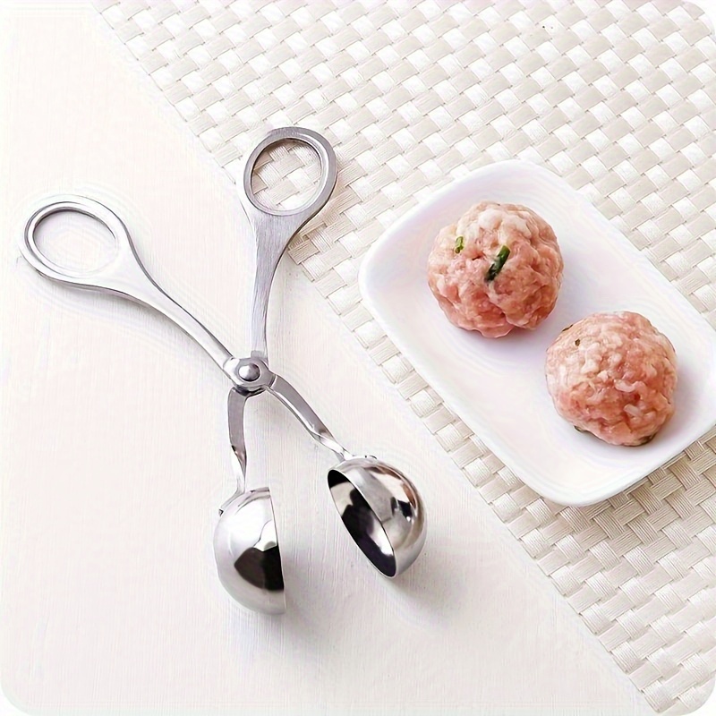 Meat Ballers Stainless Steel Non stick Meatball Maker Tongs - Temu