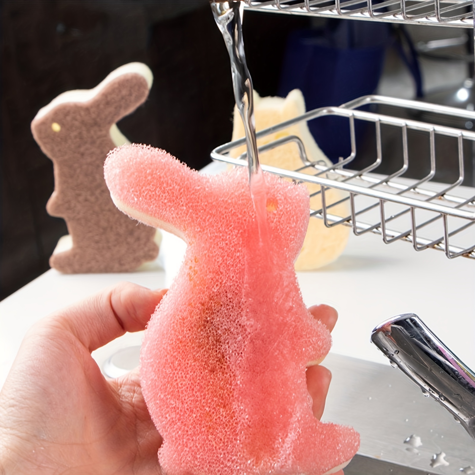 Washable Sandwich Shape Dishwashing Sponges For Pots And - Temu