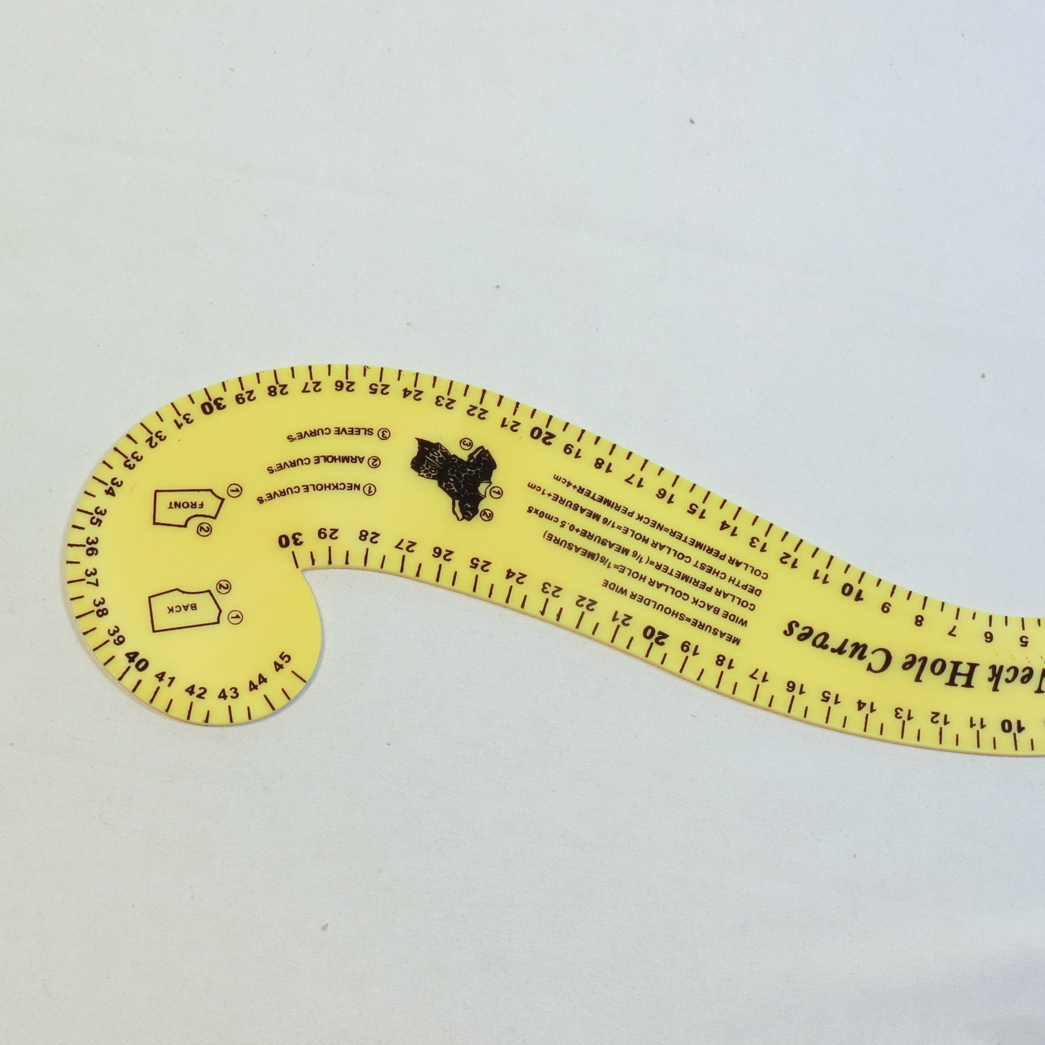 Garment Ruler Sewing Measuring Tailor Craft Tool Clothing Model Tailor Ruler  Built-in Scale Drawing Ruler - Temu