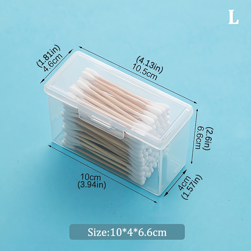 1Pc Portable Travel Medicine Box, Cotton Swab Storage Case, Dental Floss  Storage Box, Jewelry Organizer Container, Dust-proof Jewelry Accessories  Stor