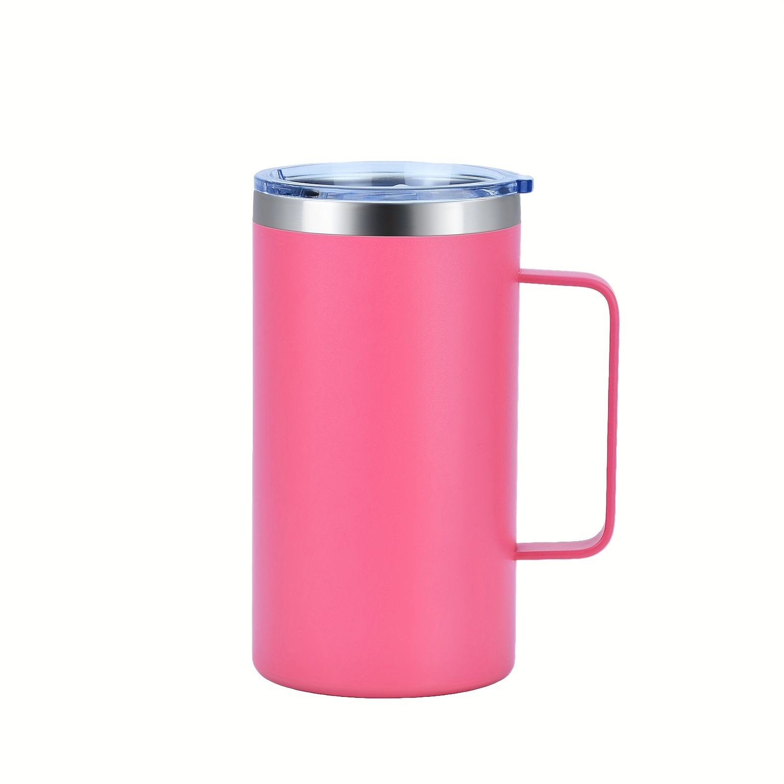 Double Wall Stainless Steel Coffee Mug With Lid - Vacuum Insulated Camping  Tumbler For Outdoor Coffee And Tea - Keep Your Beverages Hot Or Cold All  Day Long - Temu