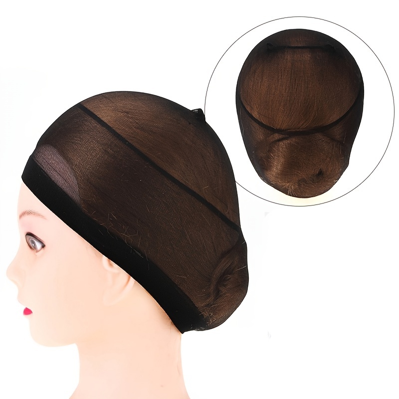 Deluxe Wig Cap Hair Net for Weave 6 Pieces/Pack Hair Wig Nets Stretch Mesh  Wig Cap for Making Wigs Free Size(Skin Tone)