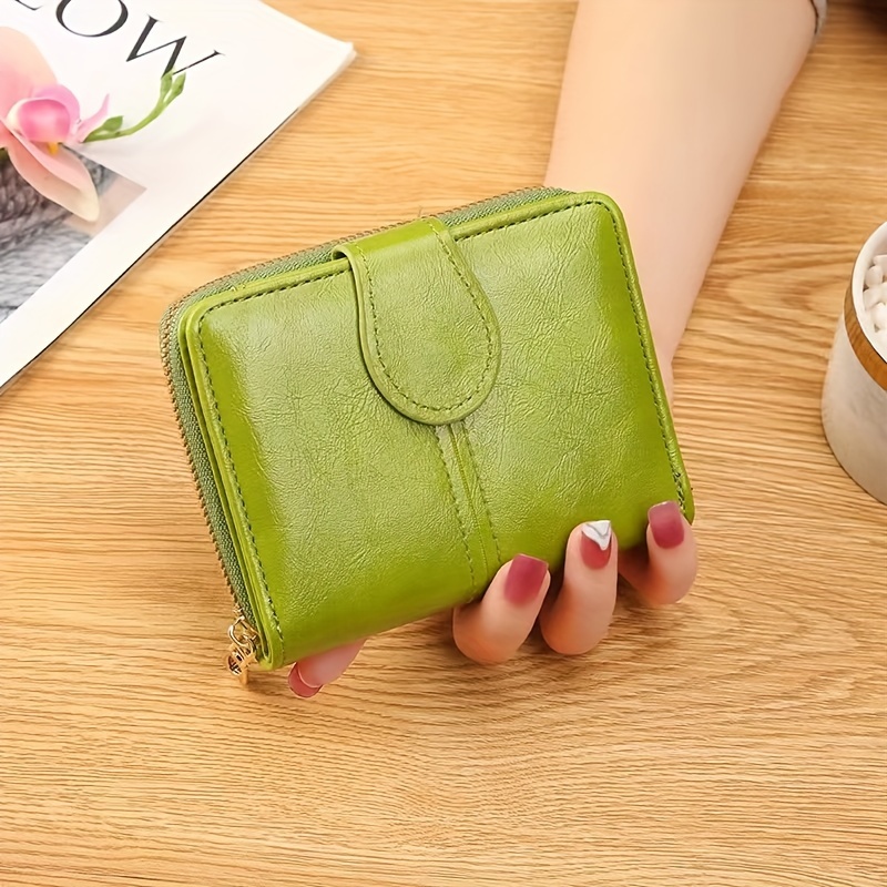 Small Wallet for Women Bifold Leather Mini Purse Credit Card