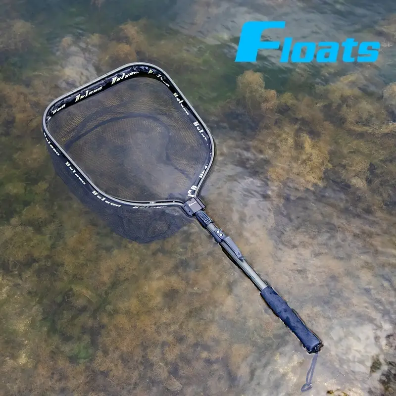 Yvleen Rubber Coated Floating Fishing Net Easy Fish Catch - Temu