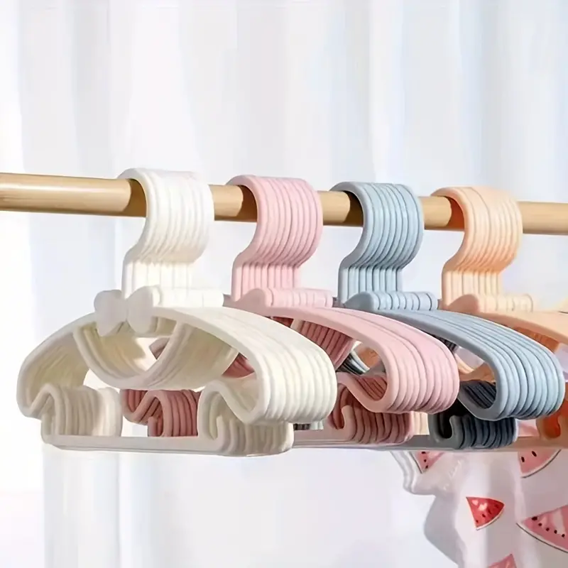 Plastic Children's Clothes Hangers Clothes Drying Rack Kids - Temu