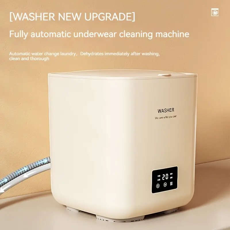 Fully Automatic Mini Washing Machine Household Small Washing - Temu Canada