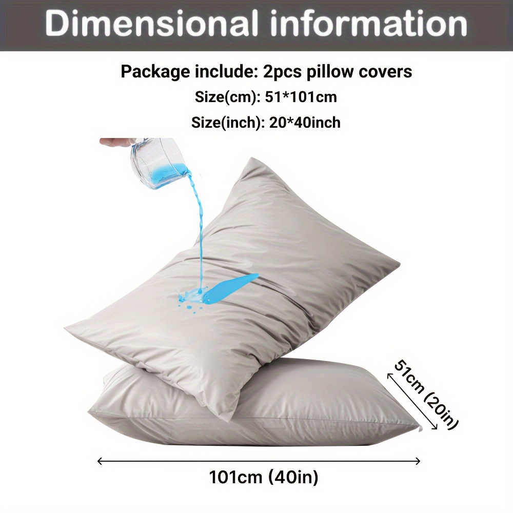 Oil proof hotsell pillow case