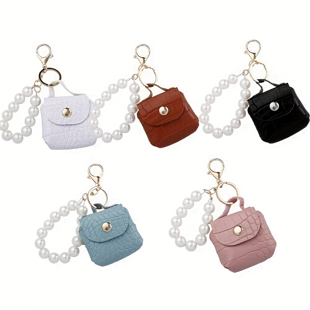 Mini Lipstick Holder Bag, Portable And Lightweight Bag For Women, Stylish  Keychain Bag With Tassel - Temu