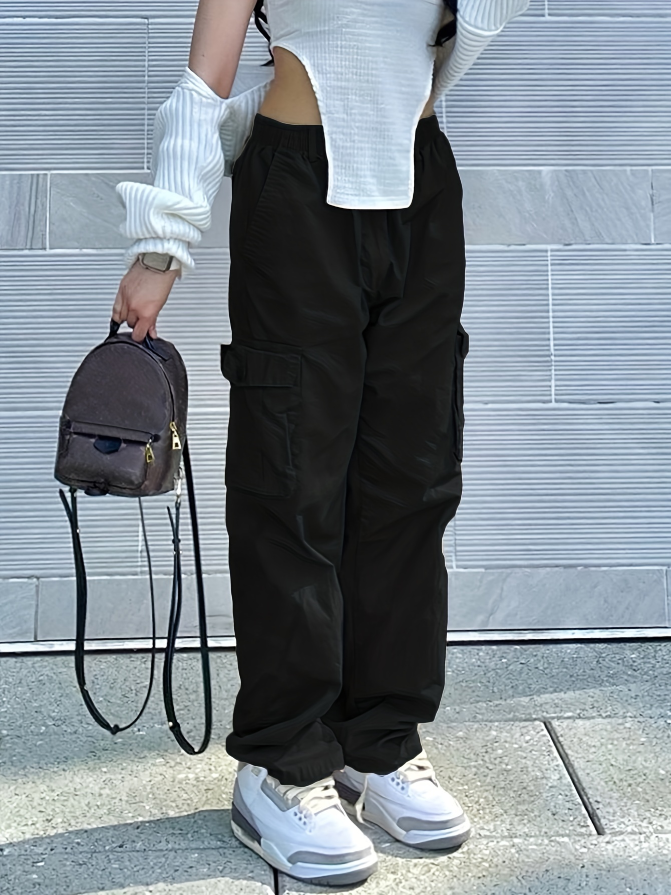 Women's High Waisted Sports Pants with Pockets