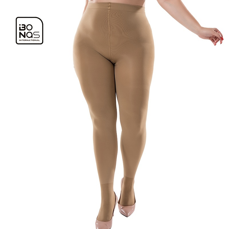 Opaque Tights Plus Size - Comfy Queen Size Tights, Warm Straight