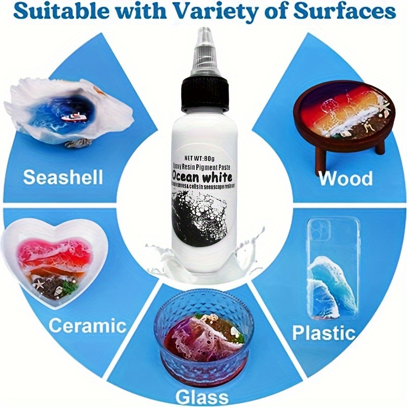 Resin Color Pigment 200ml Higher Concentrated Epoxy Coloring Pigment Ocean  Waves And Water Effects Epoxy Resin