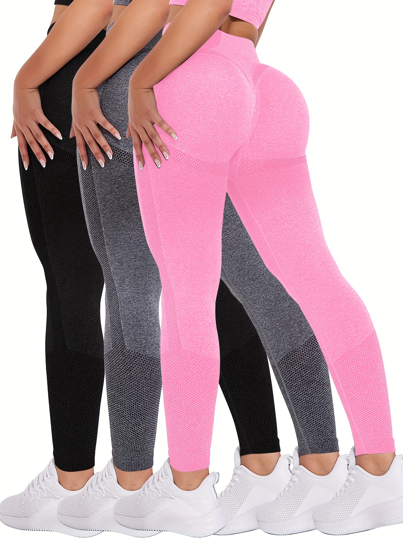 3 Stück Po lifting sport leggings Frauen Gymnastik workout - Temu