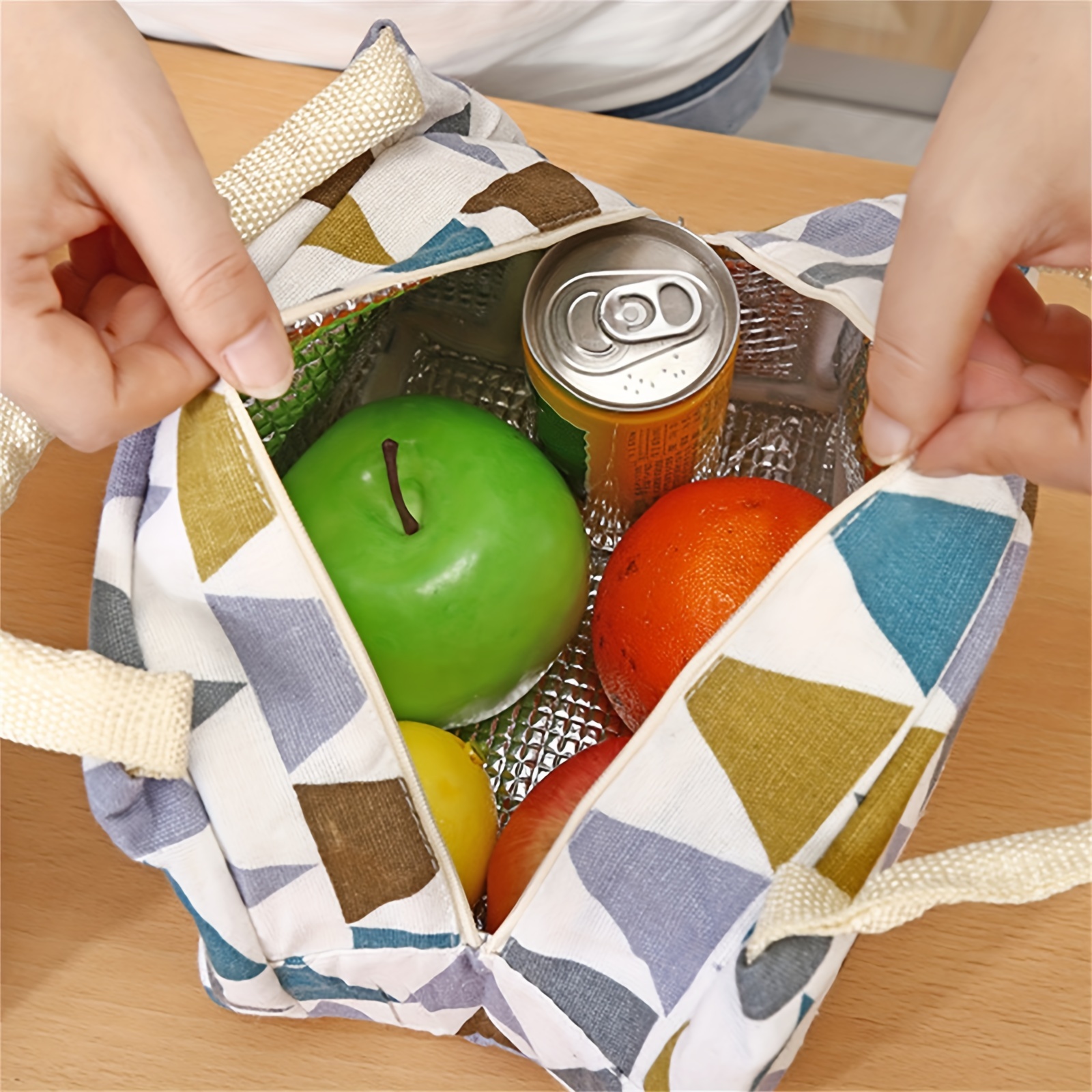 1PC Borsa Termica Isolante Alla Moda, Borsa Porta Pranzo Per Alimenti  Portatile - Temu Italy