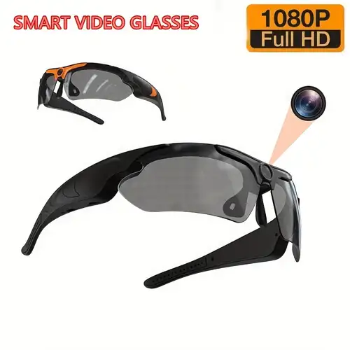 1080 Hd 5mp Cmos Sensore 75 minuti registrazione video Eye Camera Occhiali  Mini Spy Camera 4k Smart Glasses Occhiali Spy Camera Spy