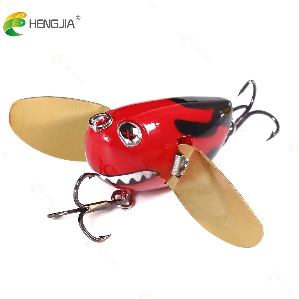 1pc Simulation Cicada Bait Hard Fishing Lure With Metal Wings Fishing  Accessories 2 36in 6cm 12 5g - Sports & Outdoors - Temu Poland