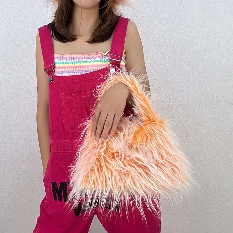 Y2K Sweet Cool Girls Underarm Bag Fashion Women's Pink Shoulder