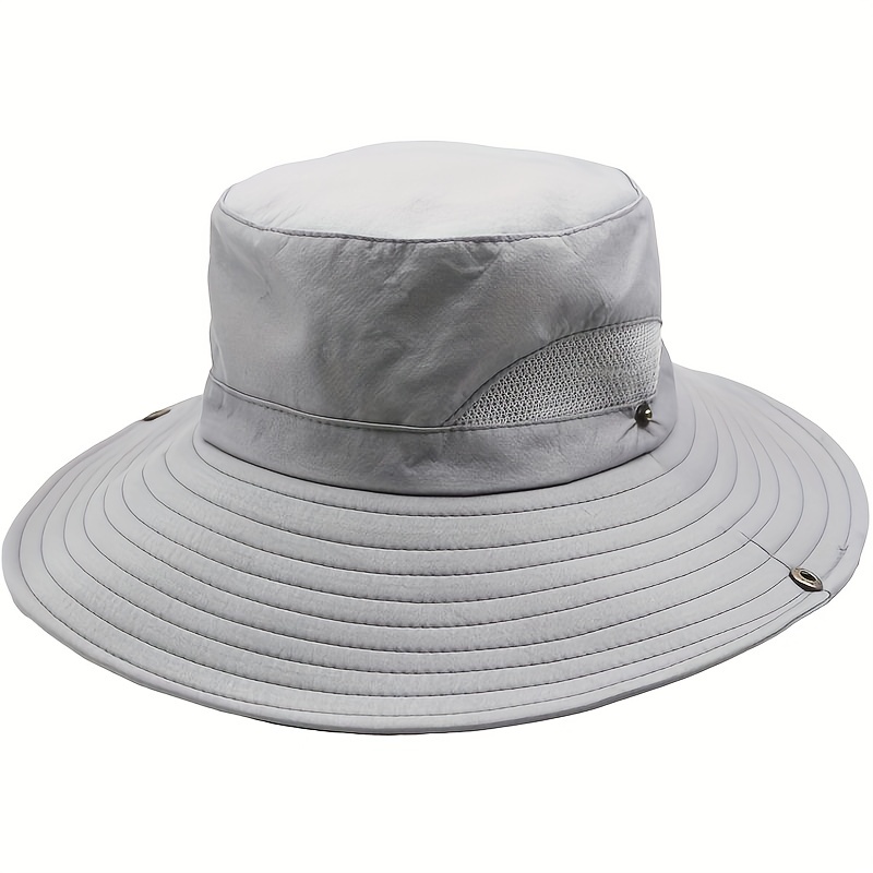 Breathable Uv Protection Sun Hat Fisherman's Hat Big Eaves - Temu