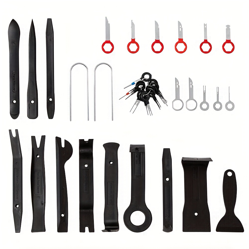Clips de pare-chocs,Kit d'outils de démontage de garniture