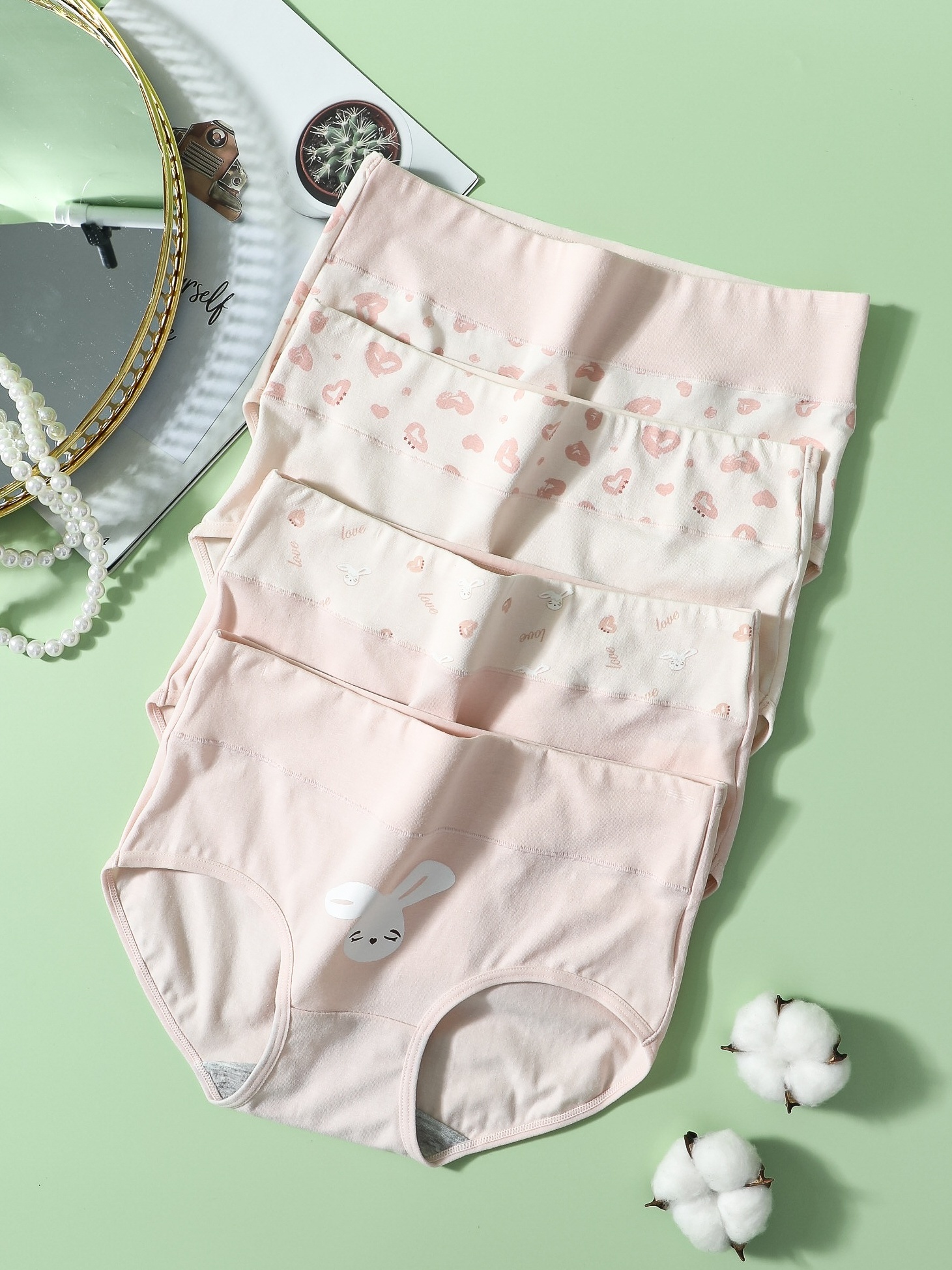 Girls Cute Princess Pattern Cotton Brief Underwears - Temu Australia