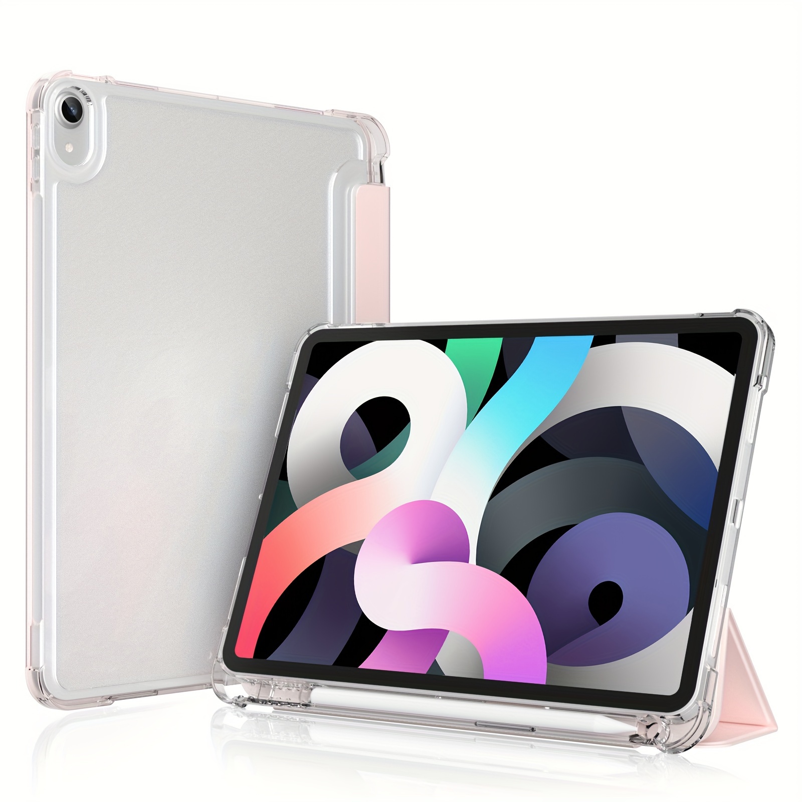 Hybrid Case for iPad Air 5th/4th Gen 10.9 Inch Slim Clear Transparent Back  Cover