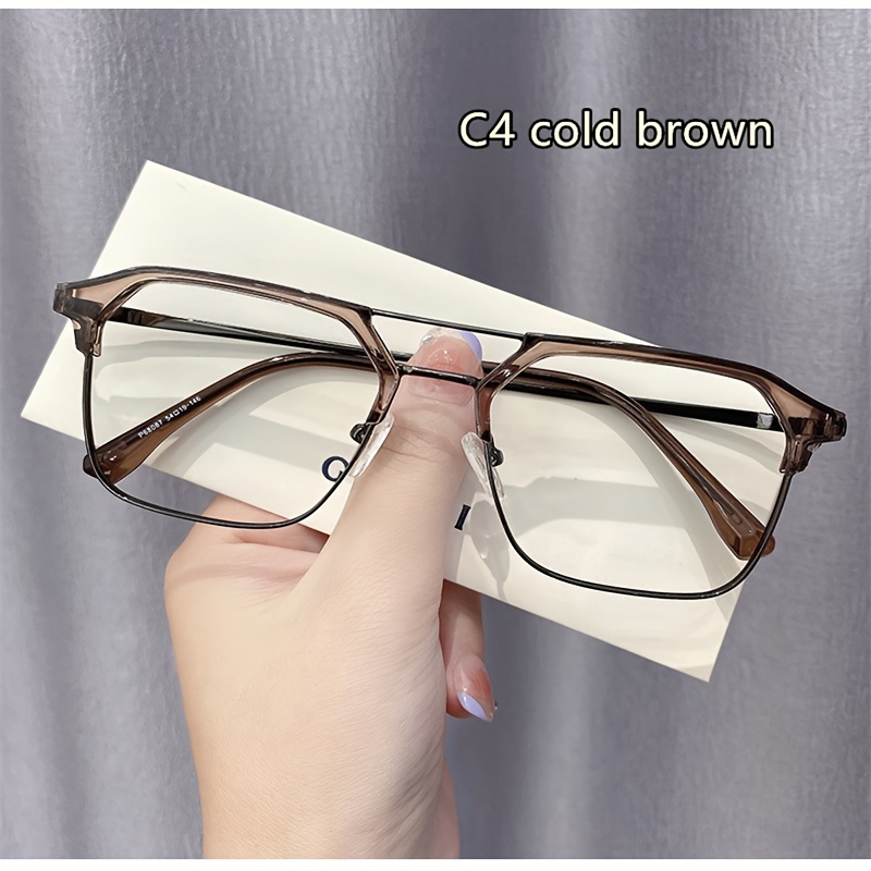 Vintage Twin Beam Aviator Glasses Anti Light Glasses