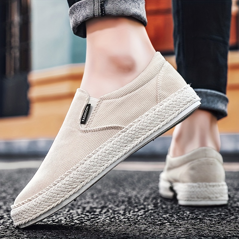 Men's Espadrille Shoes, Casual Slip-on Shoes, Comfortable Walking Shoes -  Temu Switzerland