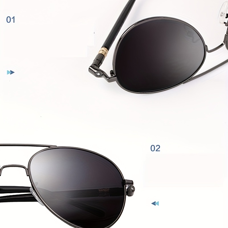 Mens Polarized Sunglasses Photochronic Lens Uv Protection
