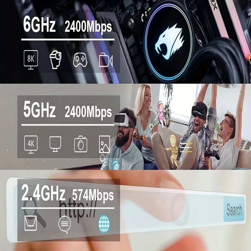 Wifi Intel Ax210: Get Up To Tri band Wireless Speed - Temu Bahrain