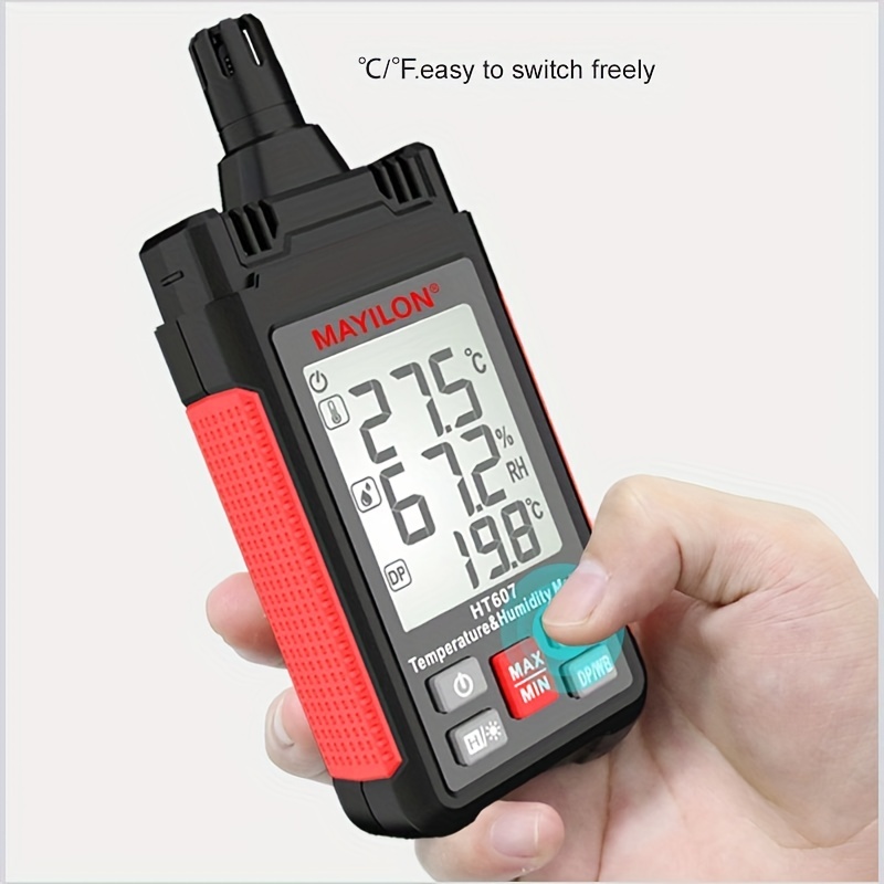 1pc Temperature Humidity Meter For Home Use, Agriculture