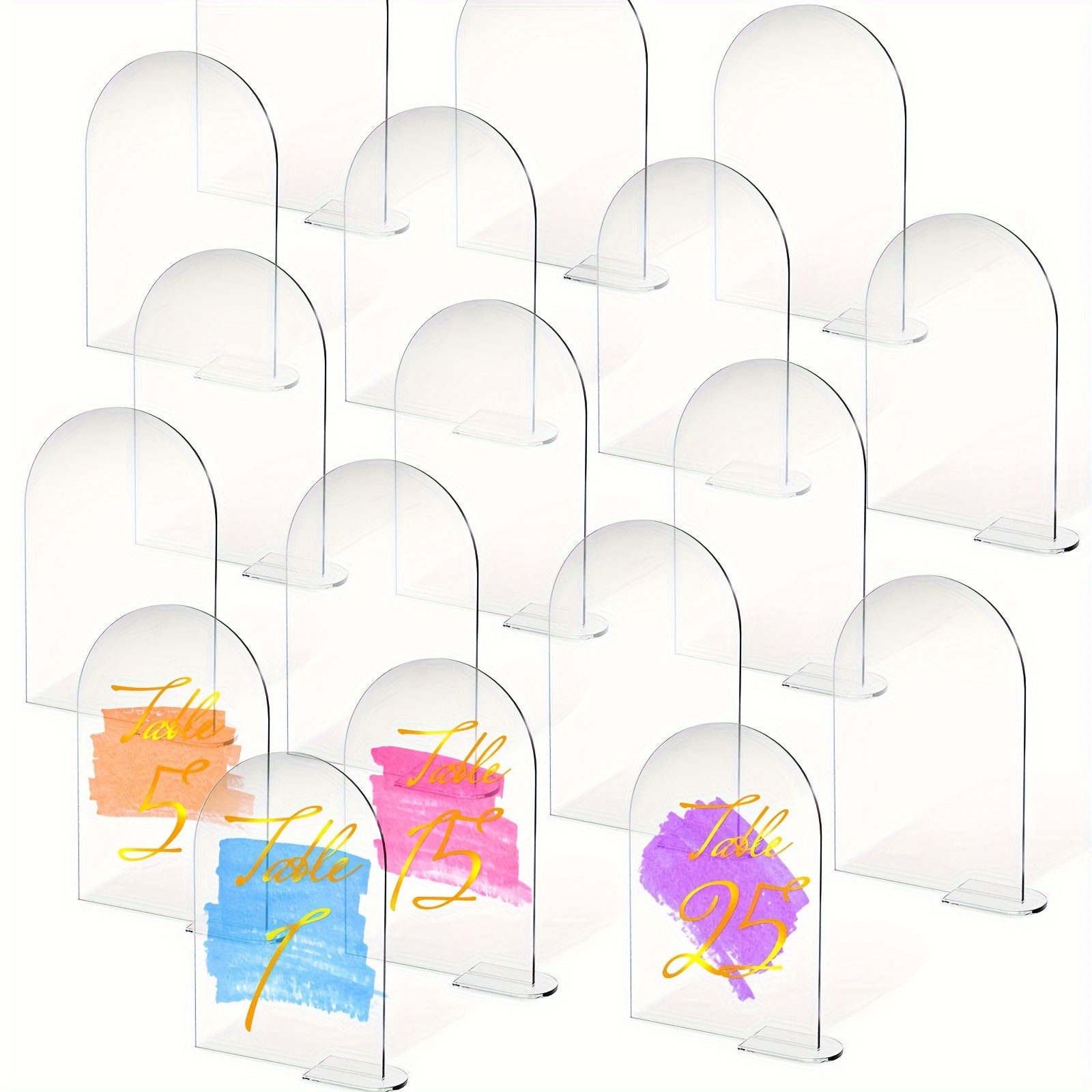 Panneau rond en acrylique transparent de 6 pouces, disque vierge en  acrylique pour bricolage, peinture artistique et ornements, projets  artisanaux - AliExpress