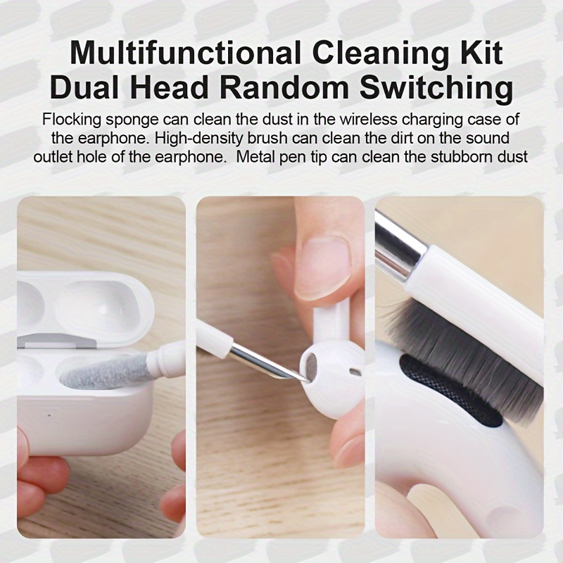 5 in 1 Keyboard Cleaning Brush Kit,Multifunctional Earbuds Cleaner with  Keycap Puller,Cleaning Tools for Mechanical Keyboard,PC Laptop and Earphone