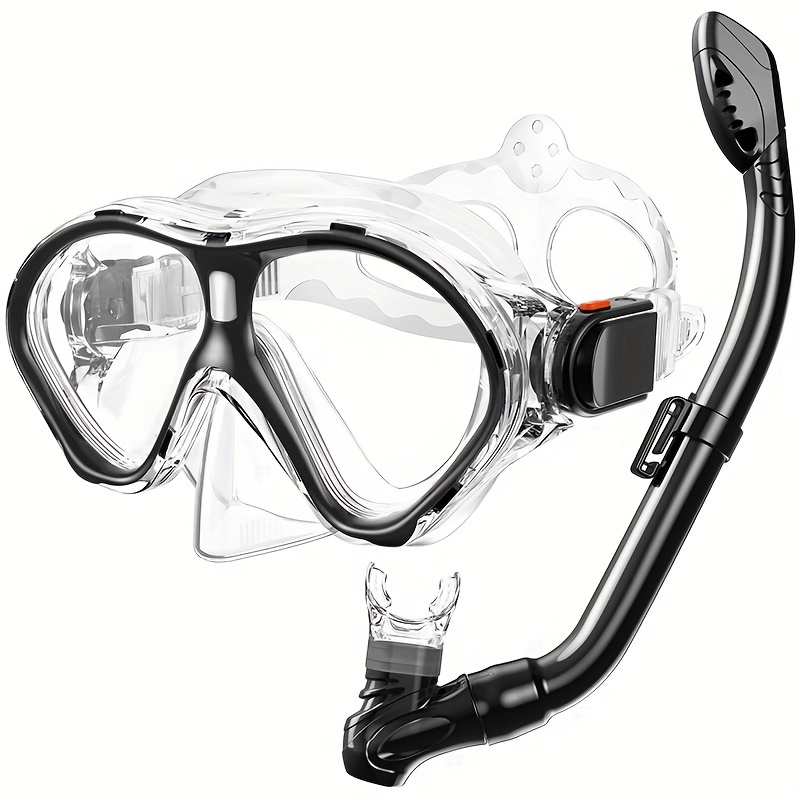 Snorkel Mask Anti Fog Plain Diving Goggles Hd Waterproof - Temu Australia