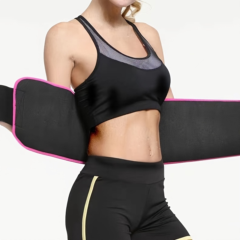 Adjustable Slimming Sweat Belt Waist Trainer Band Support - Temu