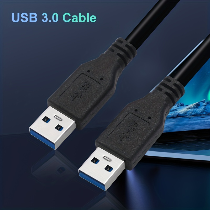 Cable de extensión USB 3.0 A macho a hembra [negro] de 10 pies+USB 3.0 a  SATA disco duro externo estación de acoplamiento plana para disco duro de  2.5