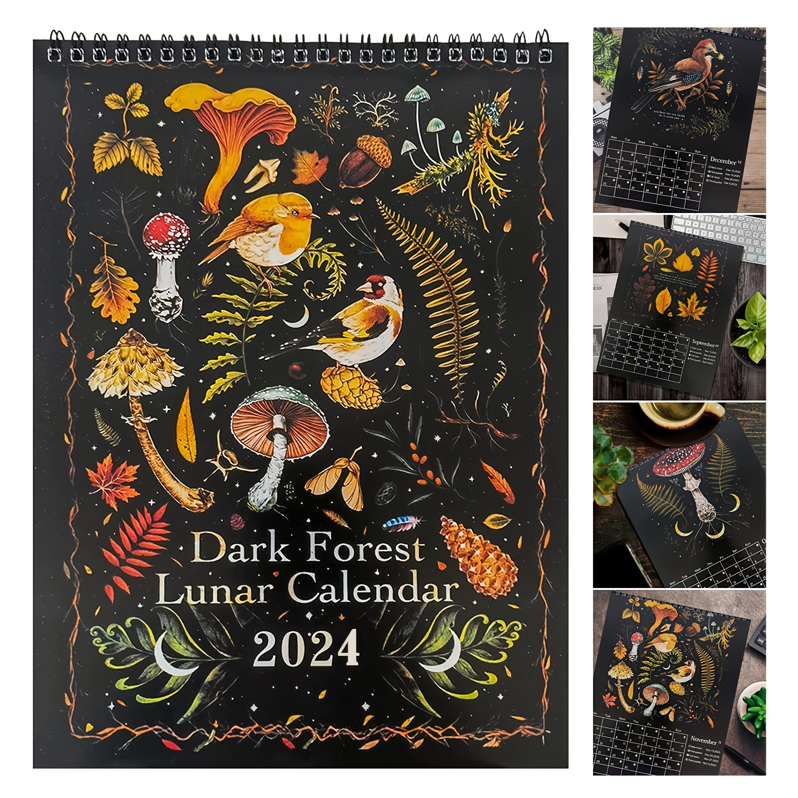 Dark Forest Lunar Calendar 2024 December 2022 Terra Margery