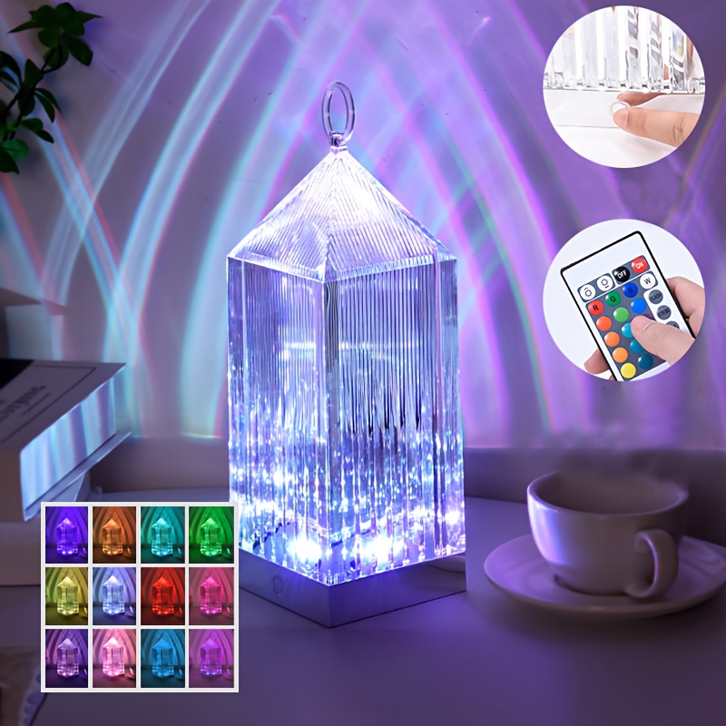 Cube Cordless Table Lamp Restaurant Bar Hotel Rechargeable Table Lights