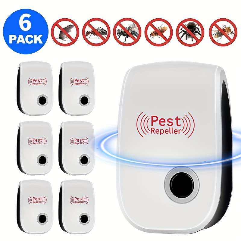 MaxMoxie Ultrasonic Pest Repeller, Humane Mice Control Electronic Insect  Repellent, Reject Rodent Bed Bug Spider Rat